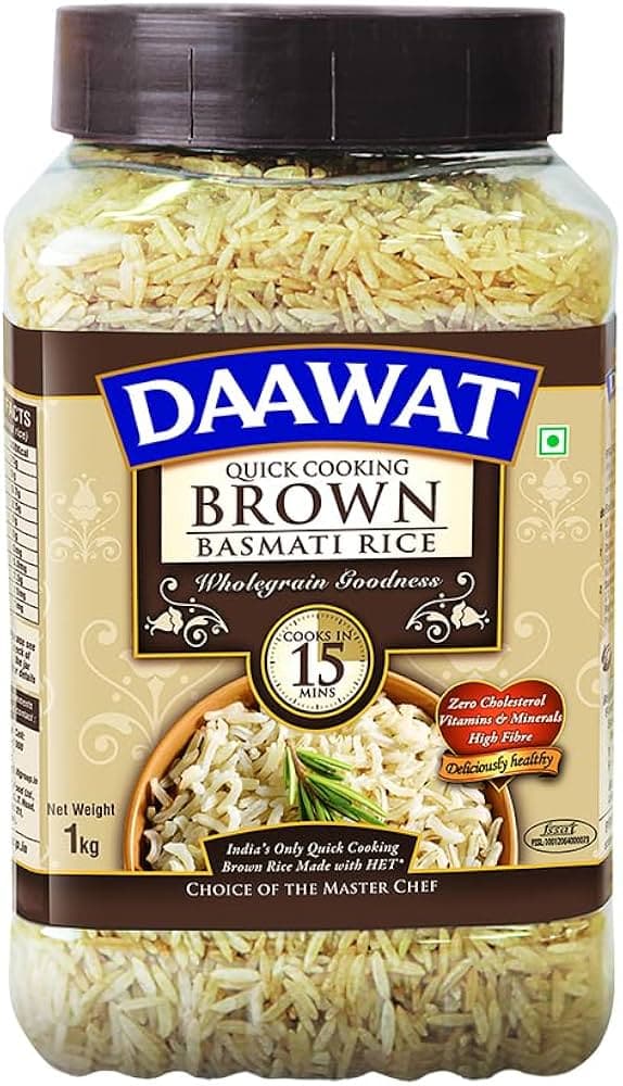 Brown Basmati Rice Jar