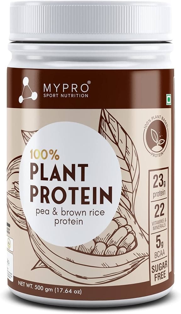 Mypro Sport Nutrition Plant Protein Powder Pea & Brown Rice Protein