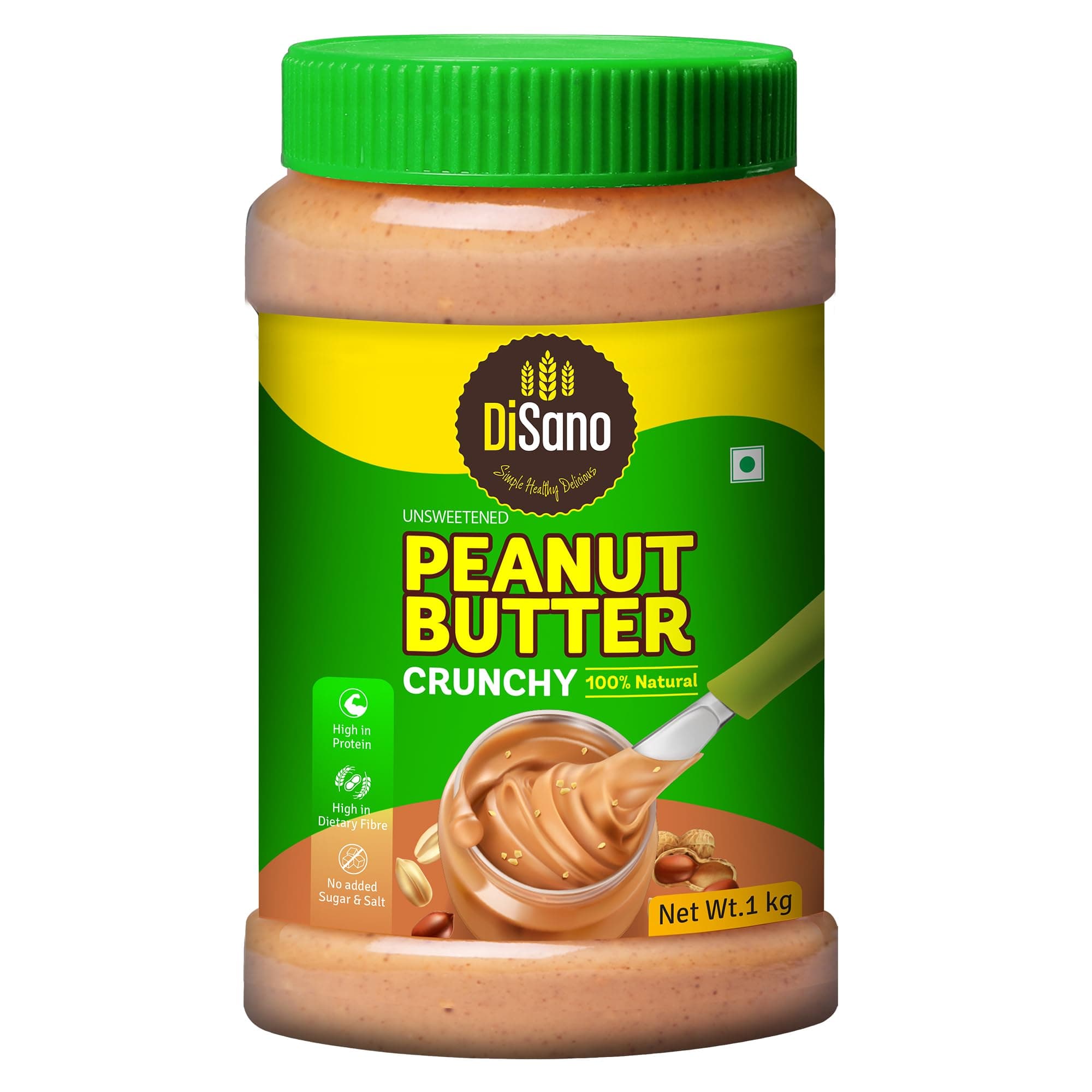 Unsweetened Peanut Butter Crunchy