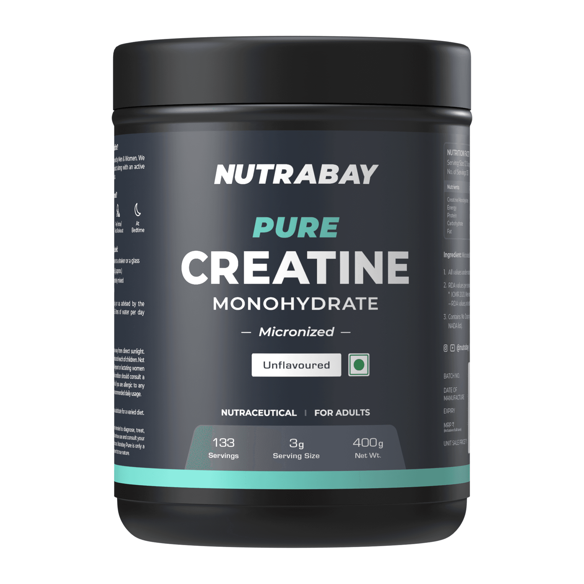 Nutrabay Pure Creatine Monohydrate Micronised